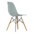 Cadeira Eames em Plástico DSW / Base maple